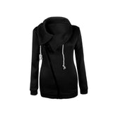 Women hoodies sweatshirts zipper Long Sleeve Warm Female Hoodies
