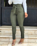 Casual Army Green Pants