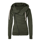 Women hoodies sweatshirts zipper Long Sleeve Warm Female Hoodies