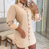 Sweet Slim Women Long Sleeved Dress