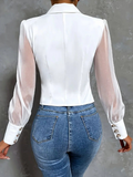Slim Long Sleeves Elegant Tops Shirt
