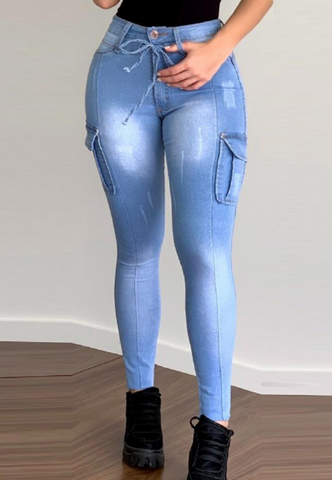 Tight Sexy Slim Fitting Denim Pants