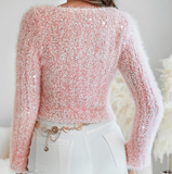 Women'S Pink Long Sleeved Shirt