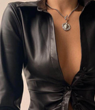 Women'S Sexy Long Sleeved Shirt