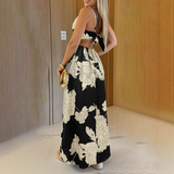 Fashion Women'S Strap Printed Sleeveless Dress