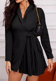 Fashion Sexy Black Long Sleeve Dress