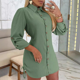 Sweet Slim Women Long Sleeved Dress