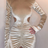 Fashion Women'S Long Sleeved Dress