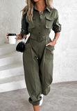 Long Sleeve Women'S Casual Jumpsuit