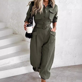Long Sleeve Women'S Casual Jumpsuit