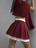 Elegant Temperament High Waisted Skirt