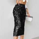 Women'S Fashion Solid Color Elegant High Waist Skirt