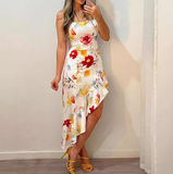 Sling Flowers Sexy Sleeveless Dress