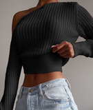 Women's Long Sleeve Knitted Sweater