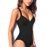 Sexy Solid Color Backless Vest One Piece
