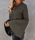 Design Casual Long-Sleeved Loose Top