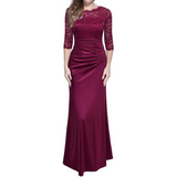Women'S Sexy Lace Evening Gown Dress