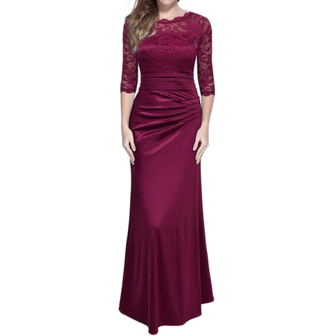 Women'S Sexy Lace Evening Gown Dress