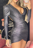 Fashion Sexy Women Long Sleeve Dress