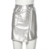 Design Sexy High Waist Pack Hip Zip Skirt