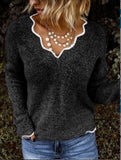 Cute V-Neck Long Sleeve Knitted Sweaters