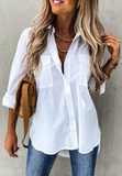 Irregular Loose Long-Sleeved Shirt Top