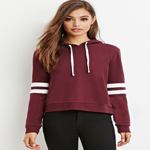 Loose long-sleeved hooded sweater – wensoal