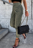 Elegant Temperament High Waist Casual Pants