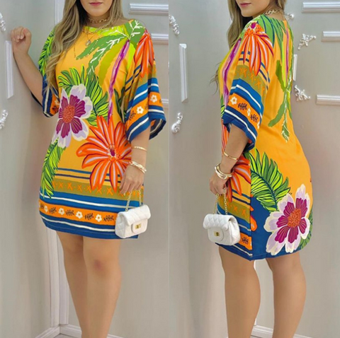 Design Printed Casual Dress