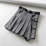 Slim Solid Color High Waist Skirt