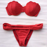 Sexy red bikini Swimwear