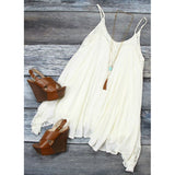 Cute Sling white lace dress