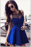 Sexy round neck sleeveless dress