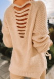 Temperament Women'S Long-Sleeved Wool Sweater