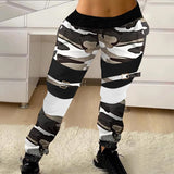 Women'S Fashion Camouflage Print Casual Trousers