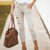 Women'S Ripped Casual Pants