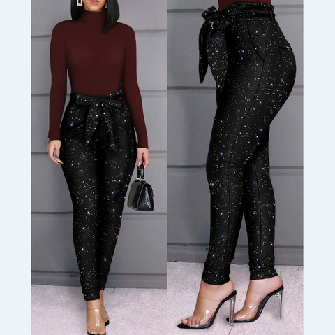 Fashion Sexy Sequin Trousers
