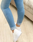 Women'S Blue High Waist Jeans