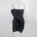 Design Women's Sequined Sexy Mini Dress