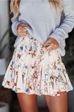 Cute Print Hip Skirt