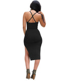 Women's Solid Color Sling Sleeveless Dress