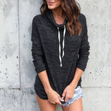 Casual Long-Sleeved High-Necked Sweater
