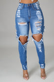 Fashion Sexy Ripped Jeans