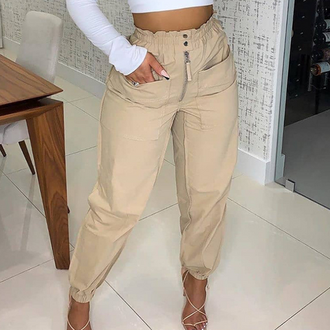 Women'S Solid Color Casual Pants