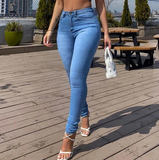 Sexy Skinny Denim Design Long Pants