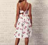 Fashion Sexy Two-Piece Suit Printed Sleeveless Dress