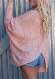 Fashion Women'S Solid Color Knit Cardigan Sweater Coat