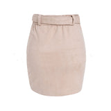 Women'S Solid Color Irregular Skirt