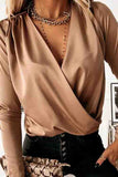 Sexy V-Neck Temperament Elegant Long-Sleeved Loose Shirt
