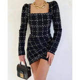 Fashion Women'S Long Sleeve Package Hip Dress